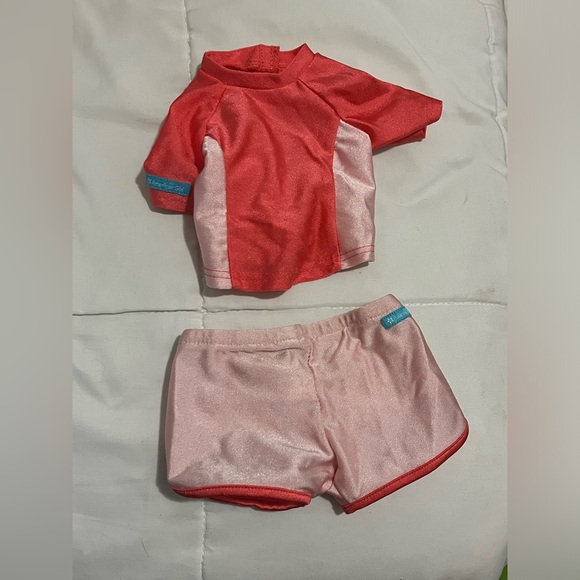 American girl Swim shirt and Swim shorts truly me collection - Picture 1 of 3